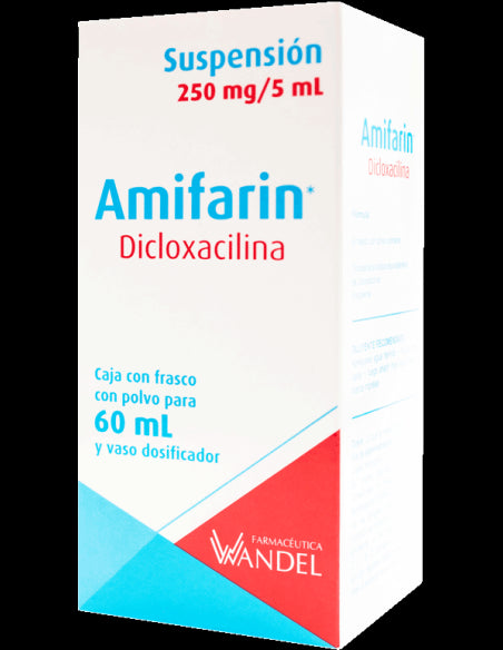 AMIFARIN SUSP. Fco. 60 ML. 250 MG/5 ML.