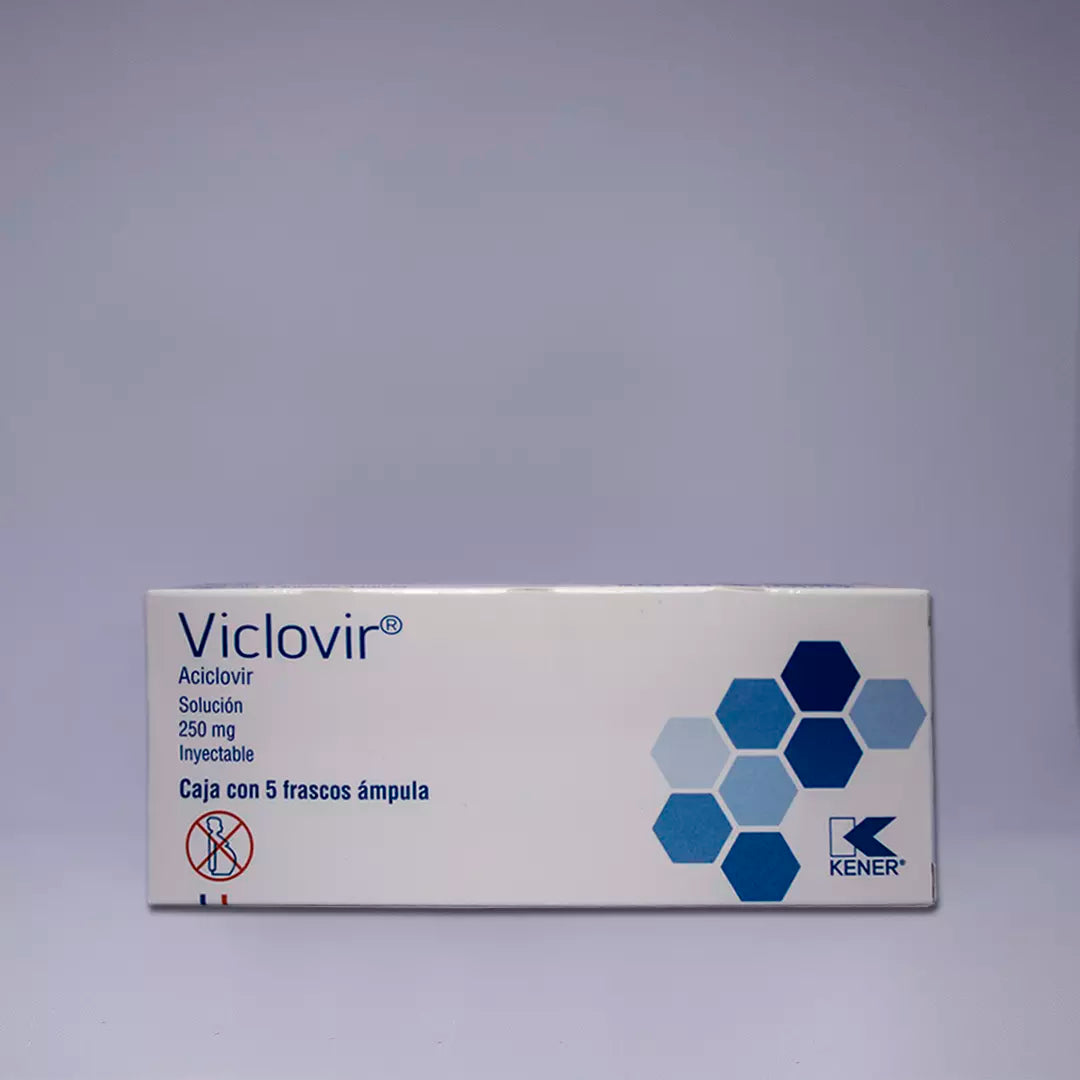 VICLOVIR Sol. Iny. c/5 FCO. AMP. 250 MG/10 ML.