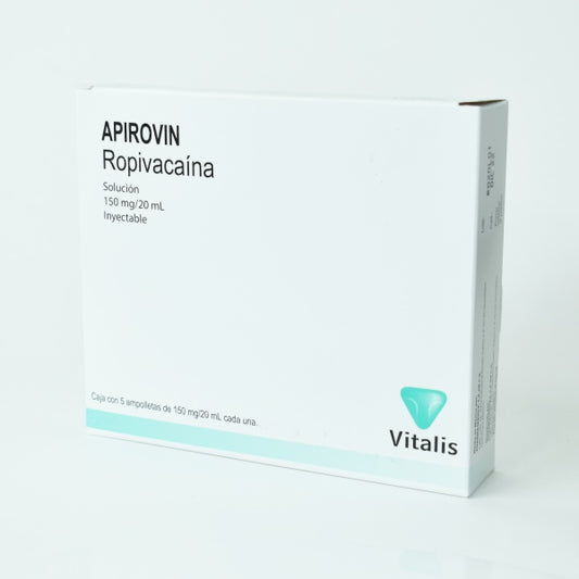 APIROVIN Sol. Iny. c/5 AMPTAS. 150 MG/20 ML.