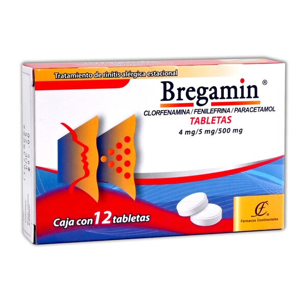 BREGAMIN Adulto c/12 TABS. 4/5/500 MG.