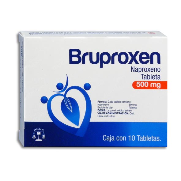 BRUPROXEN c/10 TABS. 500 MG.