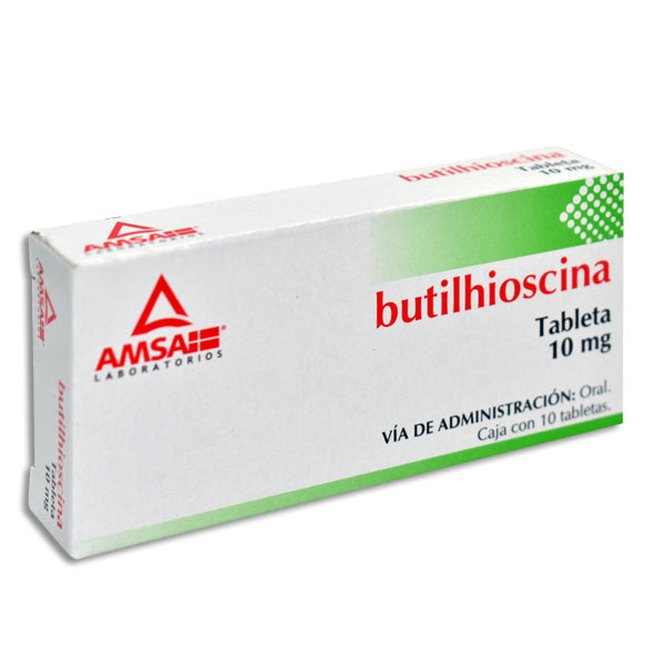 BUTILHIOSCINA (Amsa) c/10 TABS. 10 MG.