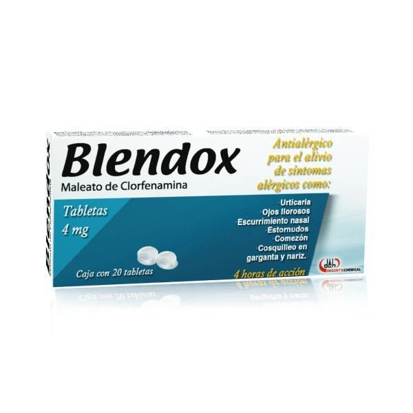 BLENDOX c/20 TABS. 4 MG.