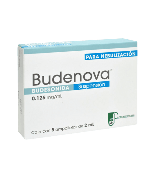 BUDENOVA SUSP. p/Nebn. c/5 AMPTAS. 2 ML. 0.125 MG/1 ML.