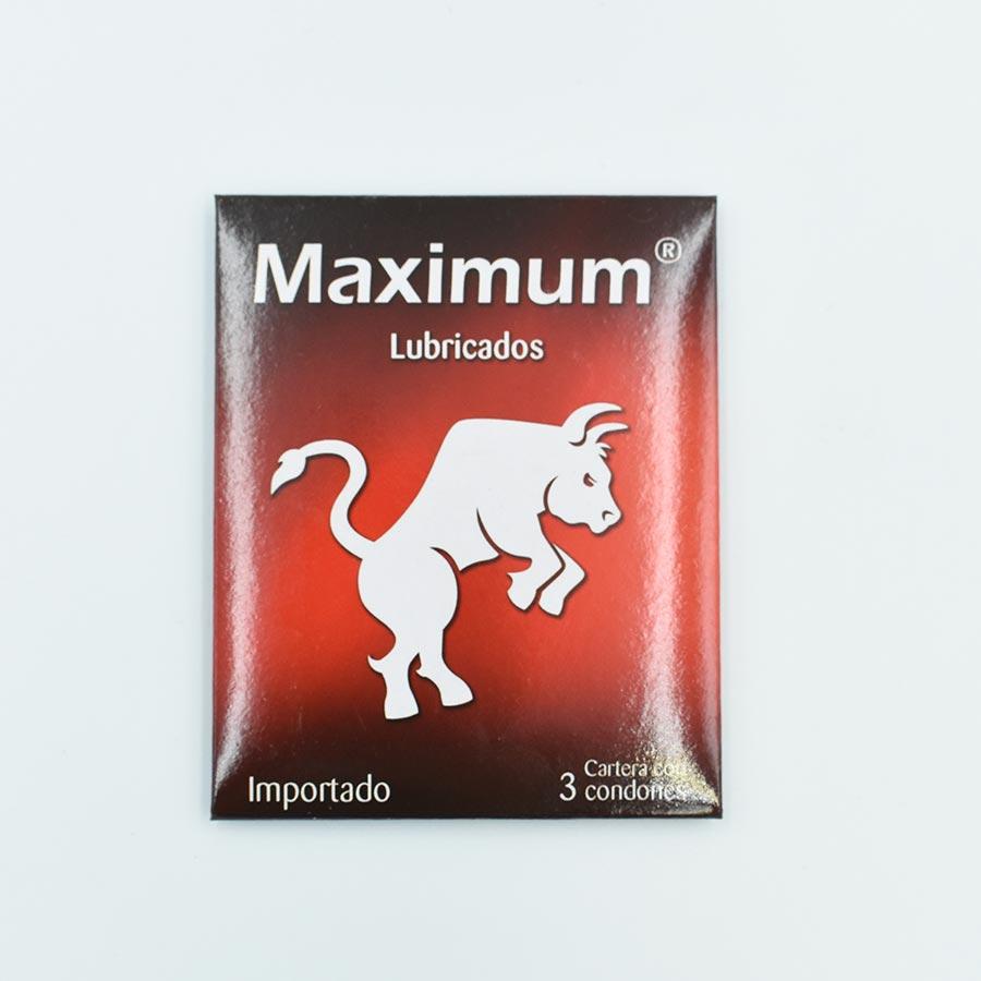 MAXIMUM Lubricados Blister c/3 CONDONES