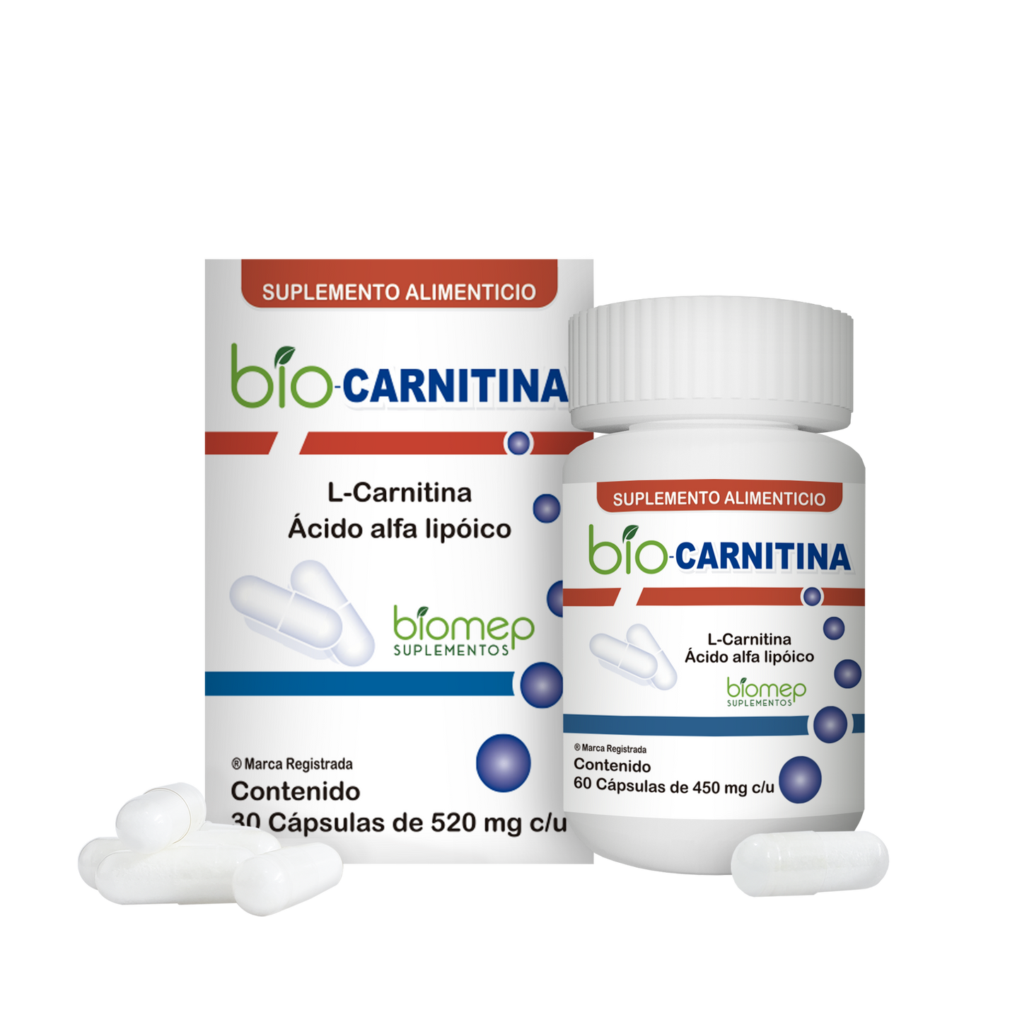 BIO-CARNITINA c/30 CAPS. 520 MG.