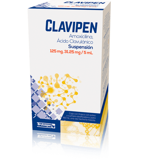 CLAVIPEN SUSP. Fco. 60 ML. 125-31.25 MG/5 ML.