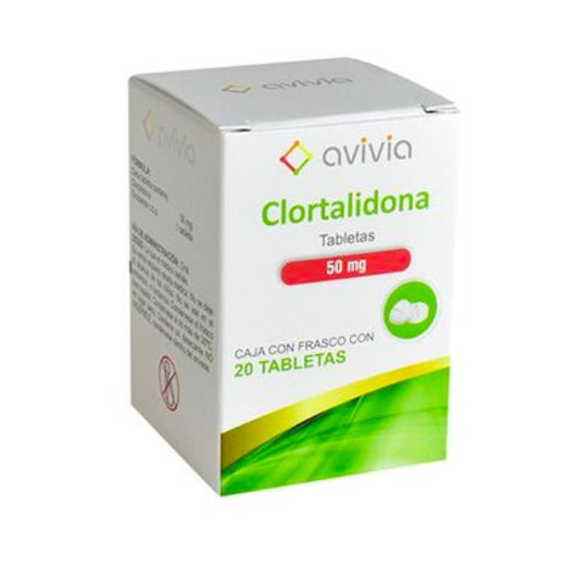 CLORTALIDONA (Avivia) c/20 TABS. 50 MG.