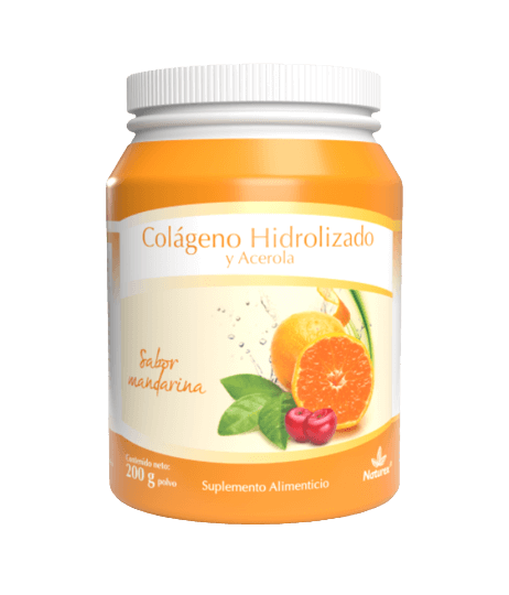 COLÁGENO HIDROLIZADO y ACEROLA (Naturex) POLVO Sab. Mandna. Fco. c/200 G.