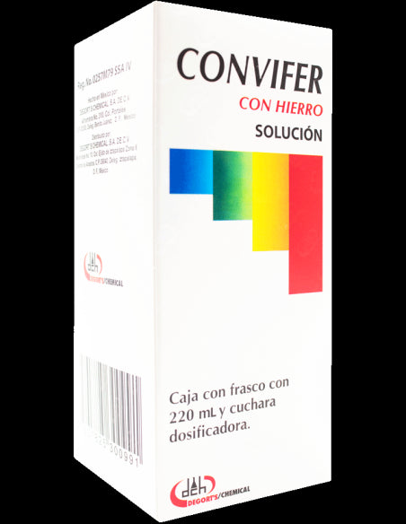 CONVIFER c/HIERRO SOL. Fco. 220 ML