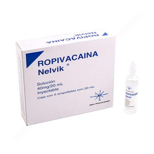 NELVIK Sol. Iny. c/5 AMPTAS. 40 MG/20 ML.