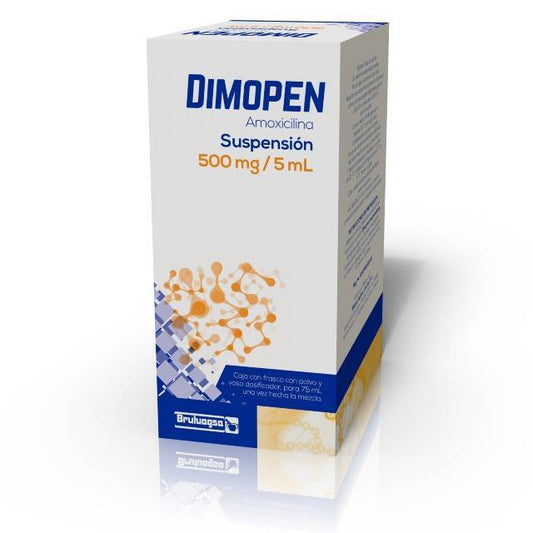 DIMOPEN SUSP. Fco. 75 ML. 500 MG/5 ML.