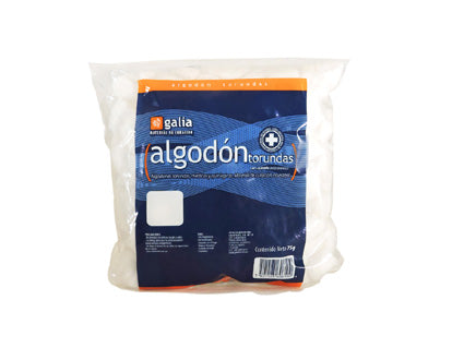 ALGODON TORUNDAS (Galia) Bolsa c/ 25 G.