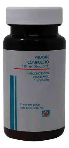 PROXAN COMPUESTO SUSP. Fco. 80 ML. 125-100 MG/5 ML.