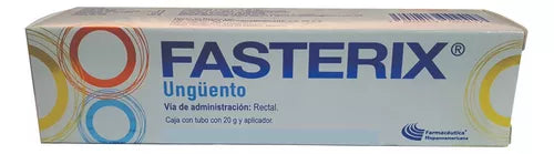 FASTERIX Ungüento Rectal TUBO c/20 G. 5-0.25-3.5/18 G/100 G. y Aplicador.