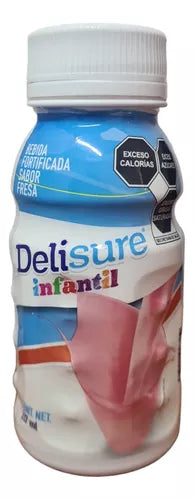 DELISURE LÍQUIDO INFANTIL Sabor Fresa 237 ML. 1 Kcal/1 mL.