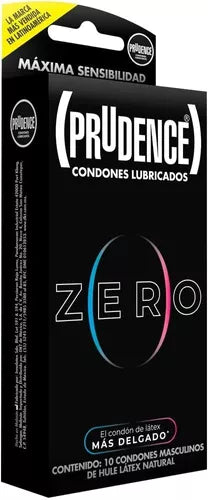 PRUDENCE ZERO Caja c/10 CONDONES.