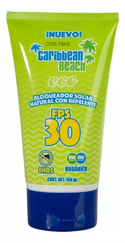 BLOQUEADOR SOLAR (C.Beach) ECO FPS 30 Crema Tubo c/150 G.