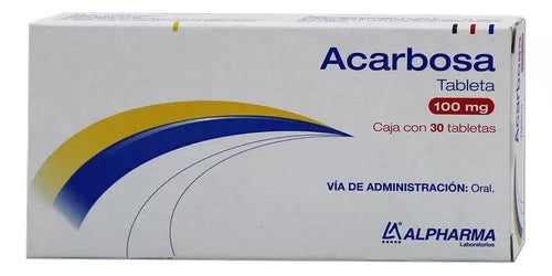 ACARBOSA (Alpharma) c/30 TABS. 100 MG.