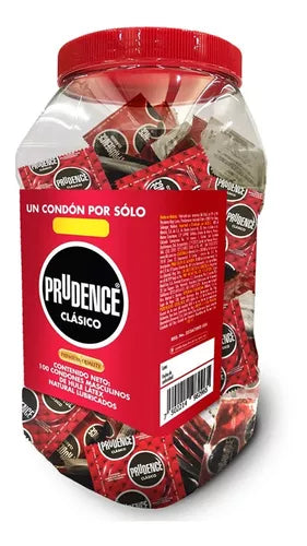 PRUDENCE CLÁSICO Vitrolero c/100 CONDONES.