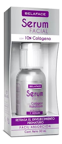 BELAFACE SERUM FACIAL c/10% COLÁGENO Fco. 30 ML.