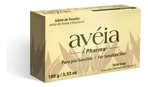 AVÉIA AVENA y VITAMINA E Jabón de Tocador Barra c/100 G.