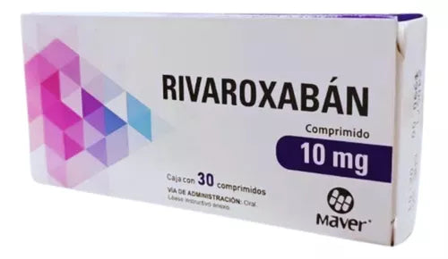 RIVAROXABÁN (Maver) c/28 COMPS. 20 MG.