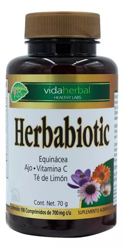 HERBABIOTIC c/100 COMPS. 700 MG.