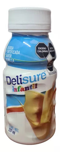 DELISURE LÍQUIDO INFANTIL Sabor Vainilla 237 ML. 1 Kcal/1 mL.