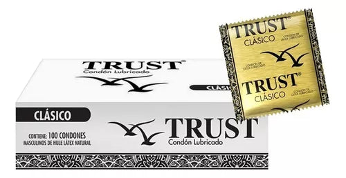 TRUST CLÁSICO Caja c/100 Condones.