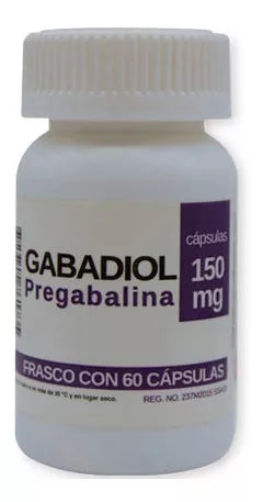 GABADIOL c/60 CAPS. 150 MG.