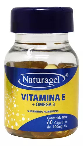 VITAMINA E+OMEGA 3 (Naturagel) c/60 CAPS. 700 MG.