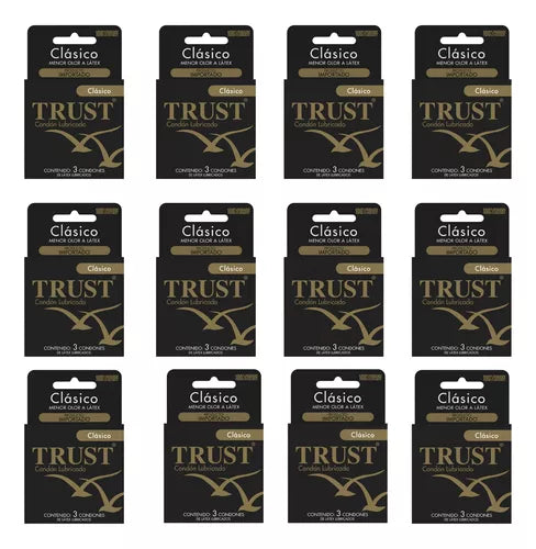 TRUST CLÁSICO Blister c/3 Condones.