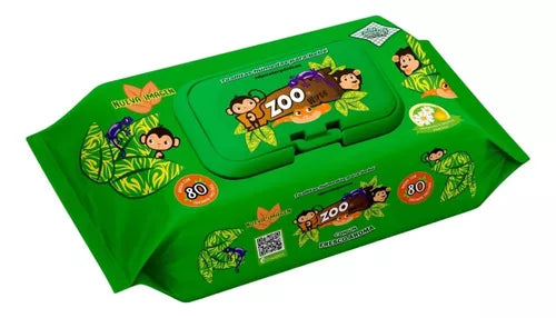 ZOO Toallitas Húmedas para bebé Paq. c/ 80 Pzs.