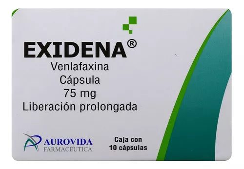 EXIDENA c/10 CAPS. L.P. 75 MG.