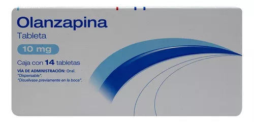 OLANZAPINA (Psicofarma) c/14 TABS. 10 MG.