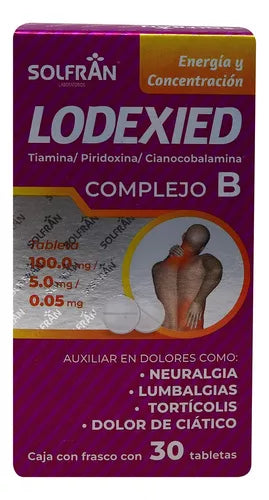 LODEXIED c/30 TABS. 100/5.0/0.05 MG.