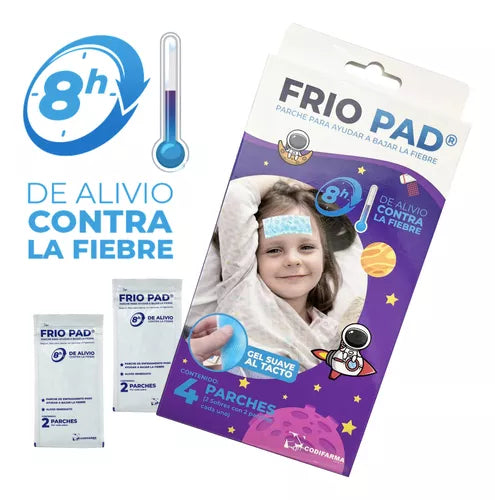 FRIO PAD 8h Caja c/4 PARCHES.