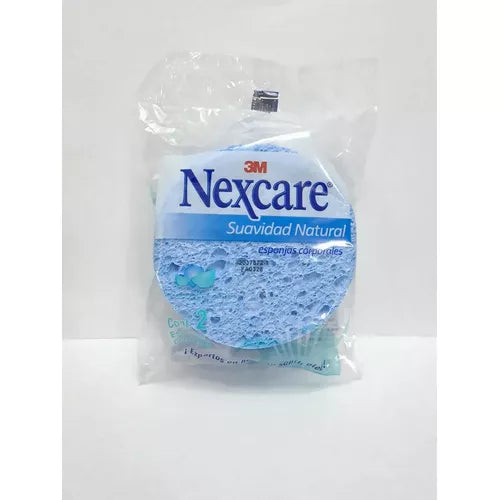 NEXCARE ESPONJA FACIAL SUAVE Bolsa c/3 Pzs.