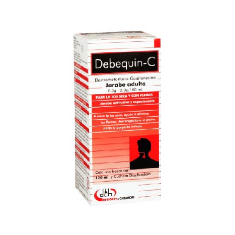 DEBEQUIN-C JARABE Adulto Fco. 120 ML. 0.3-2.0 G/100 ML.