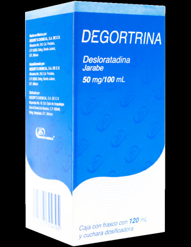 DEGORTRINA JARABE Fco. 120 ML. 50 MG/100 ML.