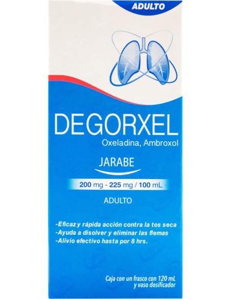 DEGORXEL JBE. Adulto Fco. 120 ML. 200-225 MG/100 ML.