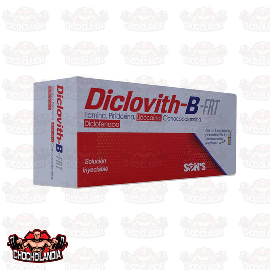 DICLOVITH-B-FRT Sol. Iny. c/3 Dosis 100,100,20,5,75 MG/3 ML. y 3 Jgas.