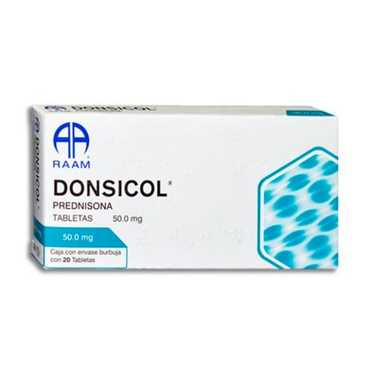 DONSICOL c/20 TABS. 50 MG.