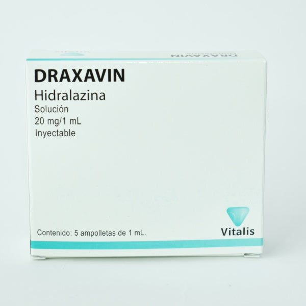 DRAXAVIN Sol. Iny. c/5 AMPTAS. 20 MG/1 ML.