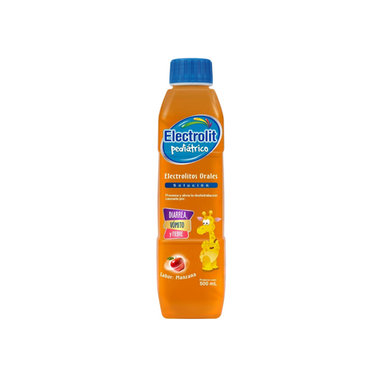 ELECTROLIT Pediátrico Suero Rehidratante SABOR MANZANA 300 ML.