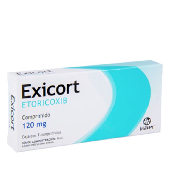 EXICORT c/7 COMPS. 120 MG.