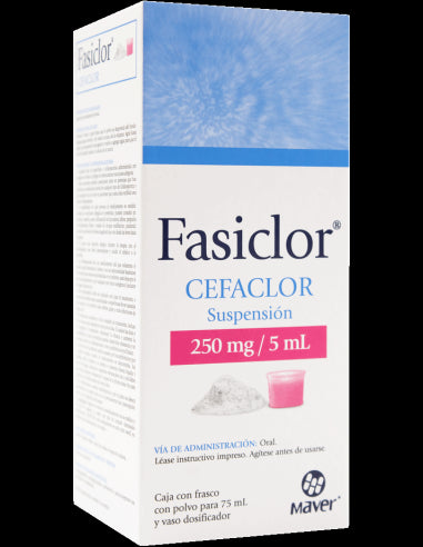 FASICLOR SUSP. Fco. 75 ML. 250 MG/5 ML.