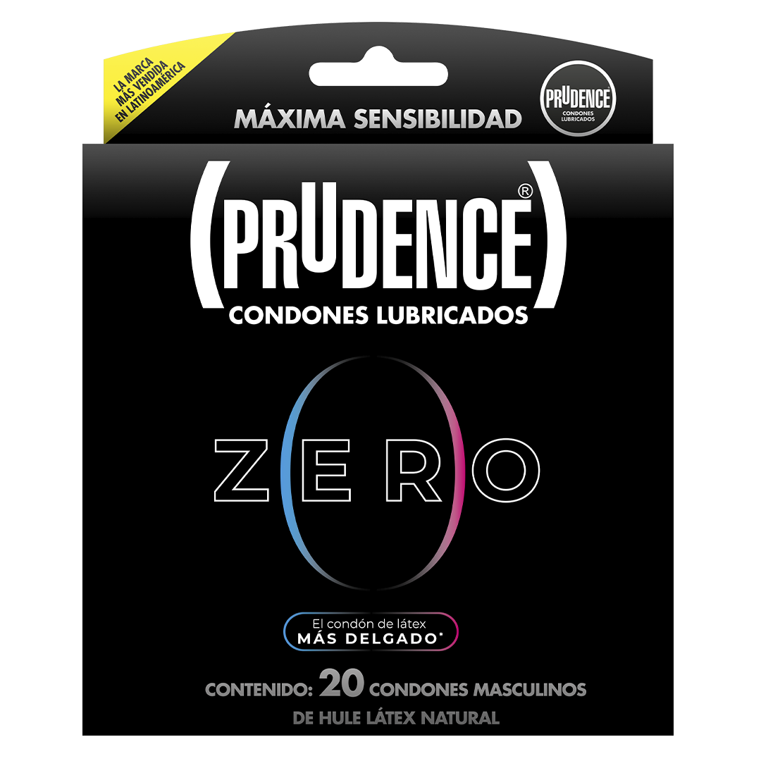 PRUDENCE ZERO Caja c/20 CONDONES.