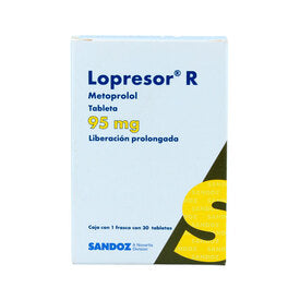 LOPRESOR R c/20 TABS. L.P. 95 MG.